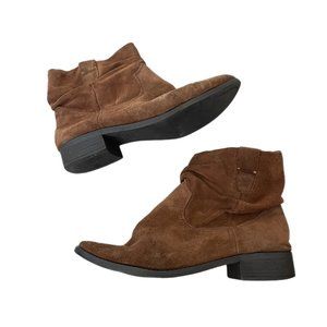 American Eagle Ankle Booties Brown suede size 9
